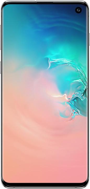 Actual product image Samsung Galaxy S10 (512 GB, Prism White, 6.10", Hybrid Dual SIM, 16 Mpx, 4G)