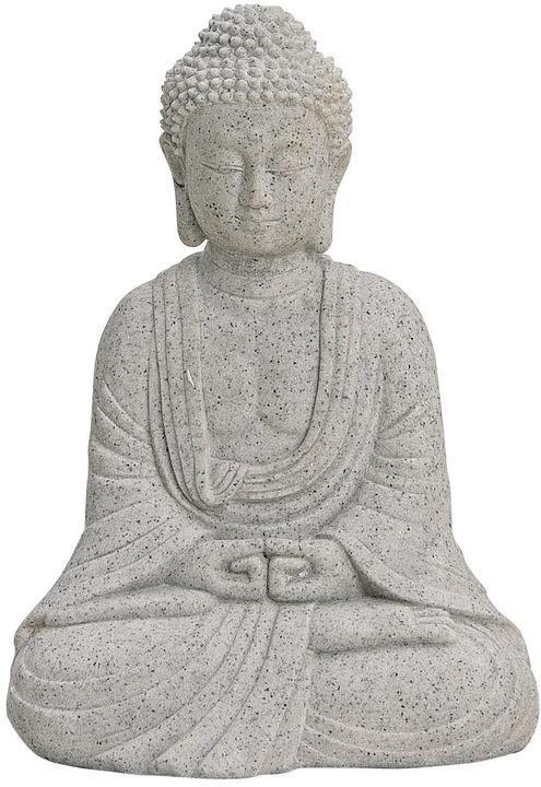 Produktbild G. Wurm Dekofigur Buddha aus Polyresin, 13 cm (11 x 14 x 17 cm)