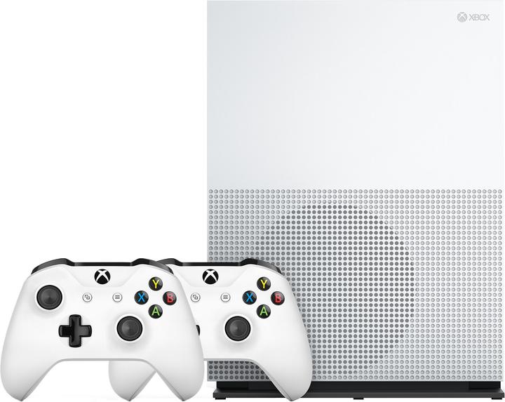 Produktbild Microsoft Xbox One S 500GB mit 2 Controllern