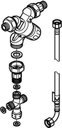 Actual product image Grohe Red mixing valve