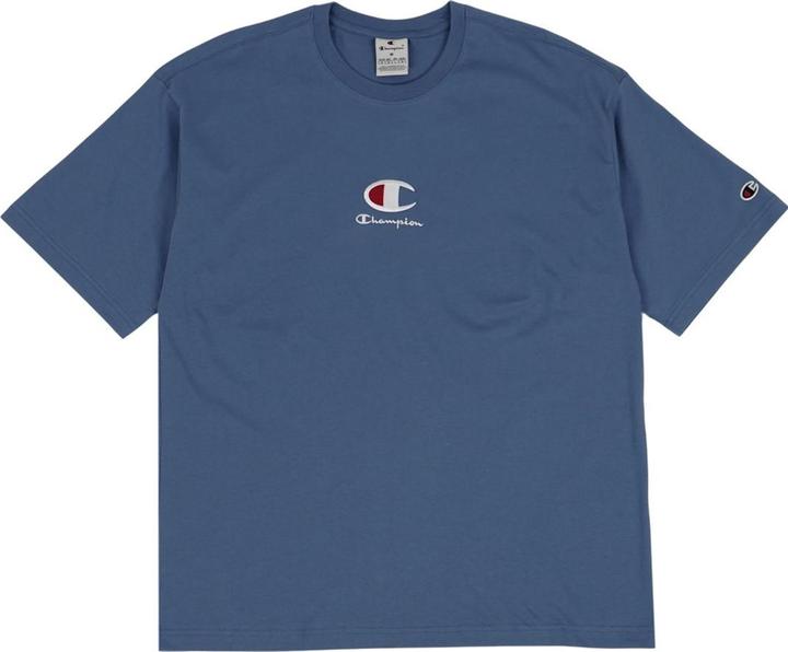 Actual product image Champion Koszulka męska Crewneck niebieska 220270 BS099 L (L)