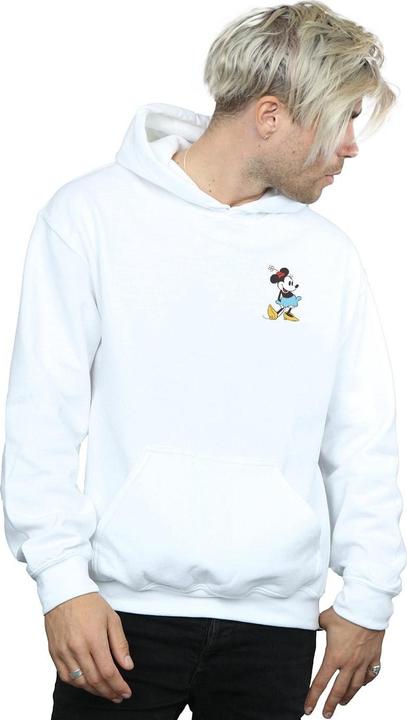 Actual product image Disney Mens Minnie Mouse Kick Chest Hoodie (XXL)