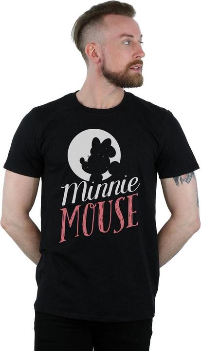 Immagine prodotto Disney Minnie Mouse Moon Silhouette Maglietta Uomo (L)