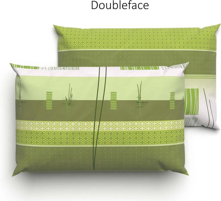 Image du produit Lotus Bettwaren Parure de lit Jersey Amalfi vert (Taie d'oreiller, 65 x 100 cm)