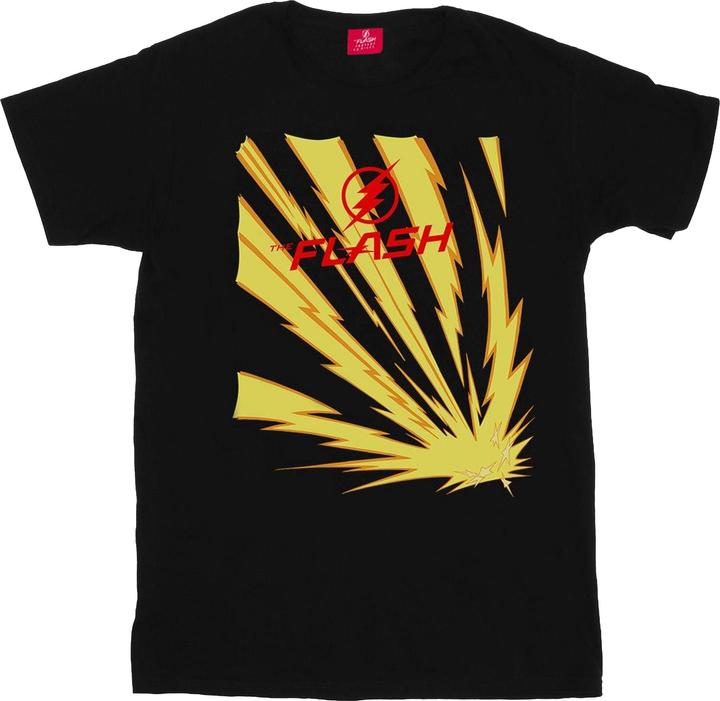 Actual product image Girls The Flash Lightning Bolts Cotton T-Shirt (128)