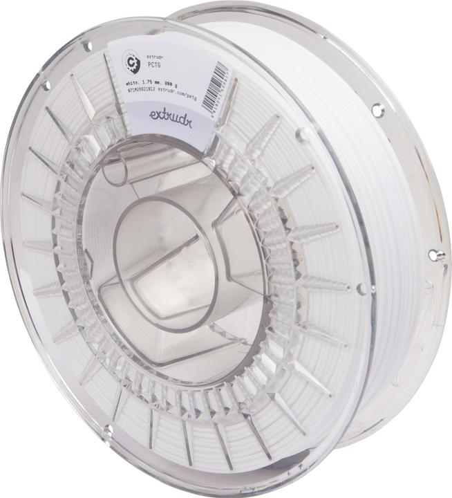 Produktbild Extrudr Filament PCTG Weiss 1.75mm 800g (PCTG, 1.75 mm, 800 g, Weiss)