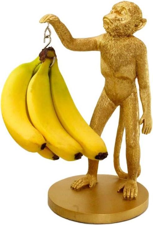 Actual product image Winkee Banana holder monkey gold