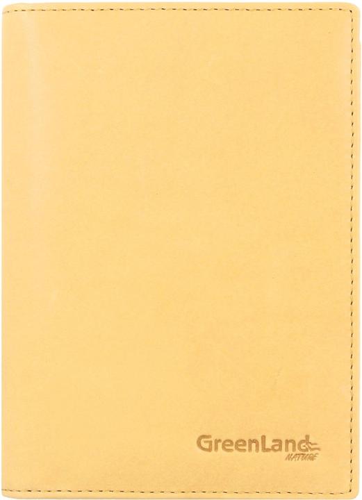 Actual product image Greenland Nature Soft Colour passport case RFID leather 12 cm (Document & Wallet)