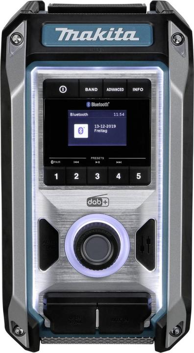 Produktbild Makita DMR115 mit DAB, DAB+ und Bluetooth (DAB+, Bluetooth)