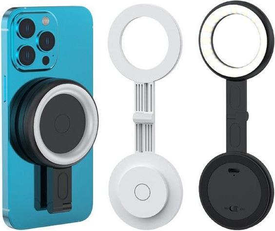 Actual product image MU Classic MagSafe selfie light, foldable & light effects (Further permanent lights)