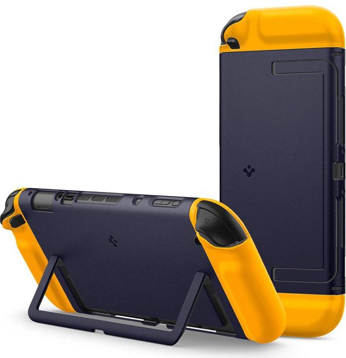 Actual product image Spigen - Protective Case Nano Pop- for Nintendo Switch 2, with Kickstand - Blueberry Navy (Switch)