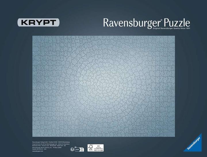 Immagine prodotto Ravensburger Krypt Silver (654 pezzi)