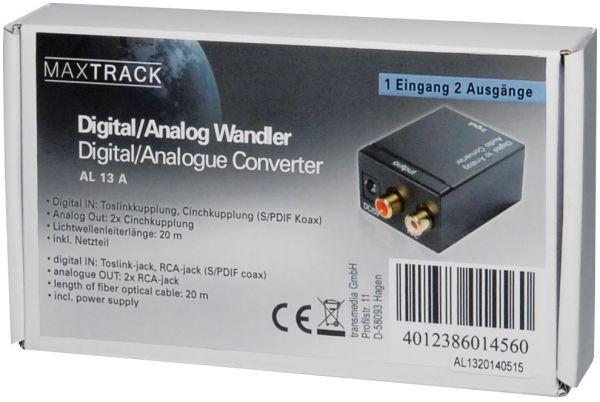 Actual product image Transmedia Fibre optic transducer (Digital -> Analog)