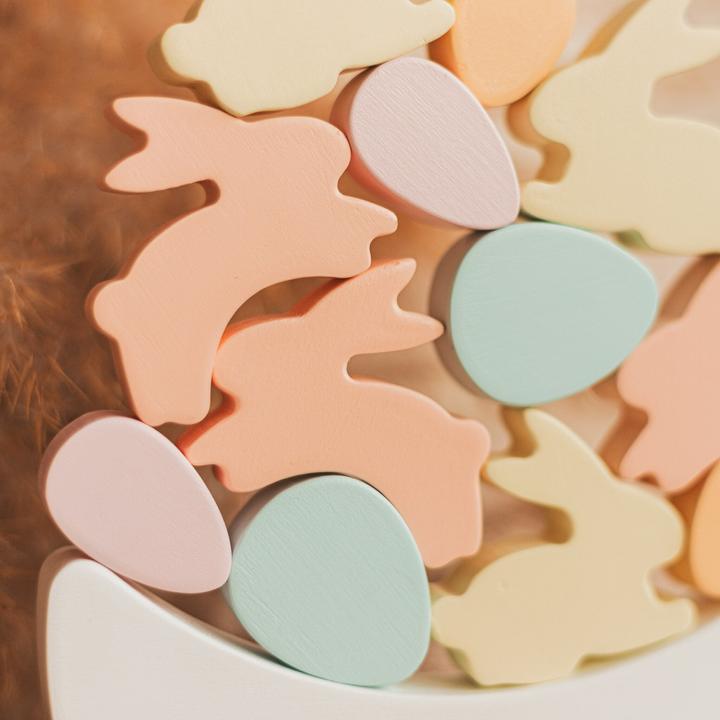 Image du produit Activity Board Jouet d'équilibre en bois, Jouets pour jeunes enfants, Empiler des lapins, Cadeaux pour enfants