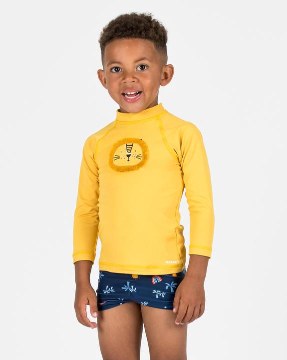 Image du produit Nabaiji Tee shirt anti Uv manches longues Bébé - Lion jaune (74, 75 C)