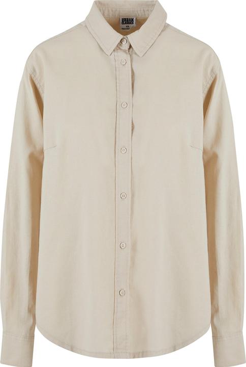 Produktbild Urban Classics Ladies Linen Mixed Oversized Shirt - 165597 (XXL)