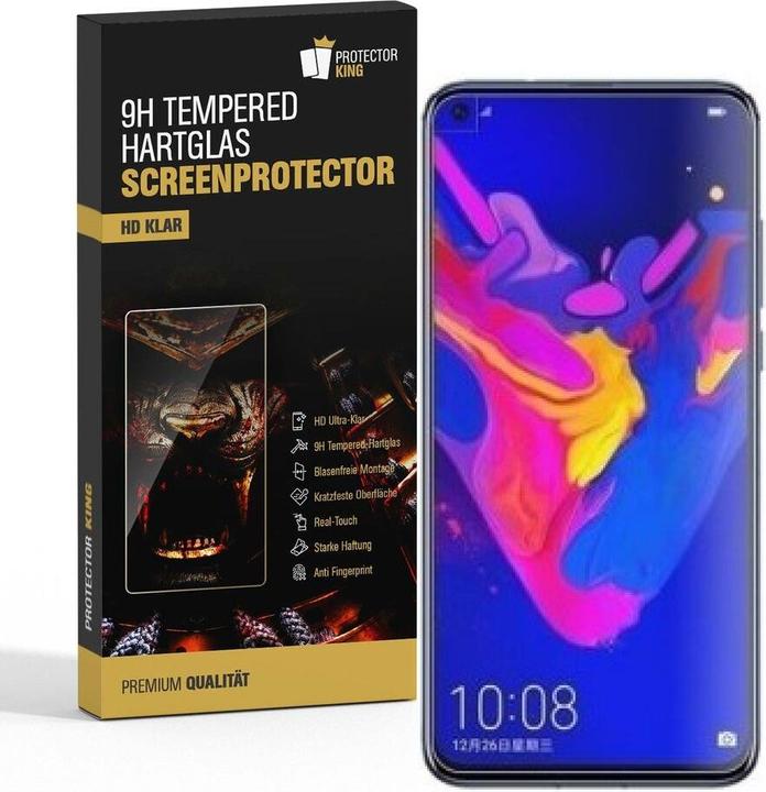 Actual product image Protectorking 3x real tempered 9H armoured glass 3D CLEAR (3 Piece, Huawei Nova 4)