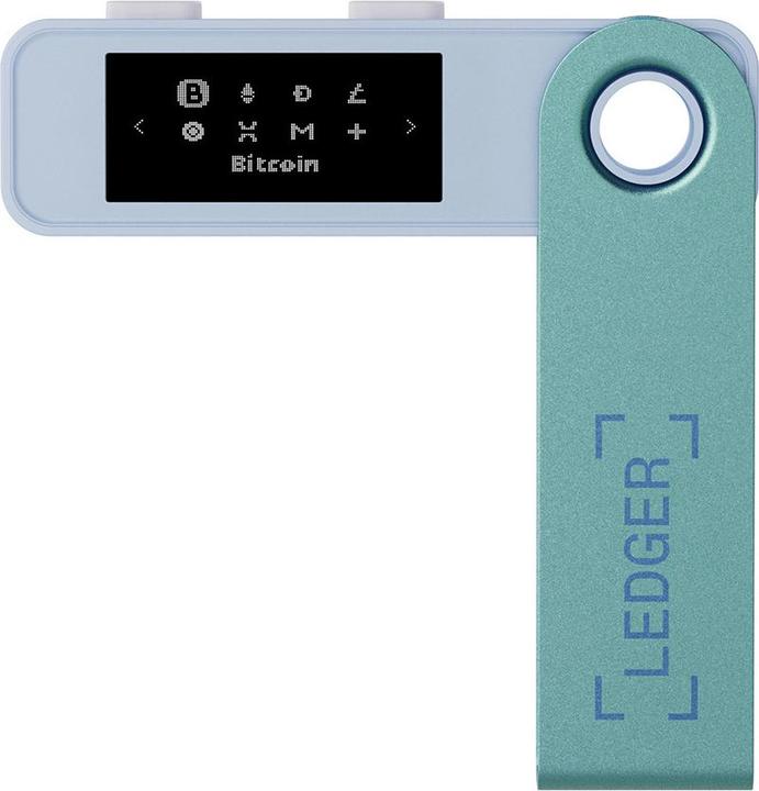 Immagine prodotto Ledger Nano S Plus - Verde pastello (Ripple, Bitcoin, Litecoin, Cardano, TRON, Bitcoin Cash, Ethereum Classic, Ether, Stellar, Monero, Dogecoin)