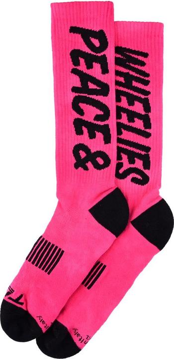 Immagine prodotto Troy Lee Designs Mens Performance Socks, Peace & Wheelies, fuscia, L/XL (L/XL)