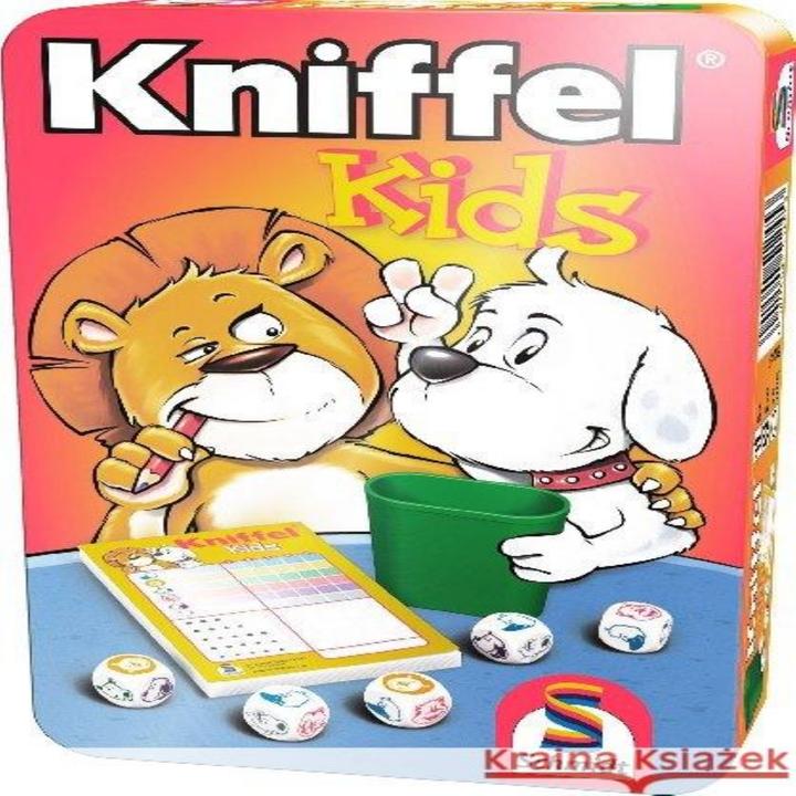 Productafbeelding Schmidt Spiele Yahtzee Kinderen Metalen Blik (Duits, Frans, Italiaans)