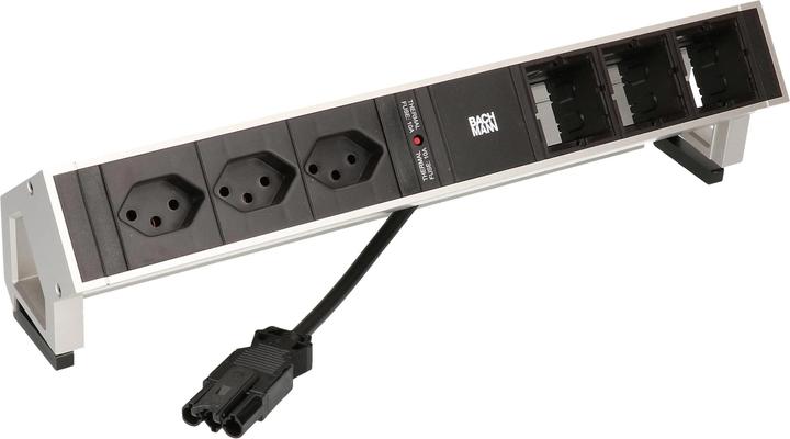 Image du produit Bachmann Bâti de prises de table DESK 2, 3x T13, 90°, 3x ABD vide (3 x, Type 13, 0.20 m)