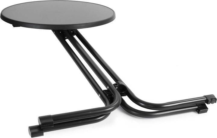Actual product image Wiltec Toboli folding bistro table black Ø 80 cm high table bar table party table round