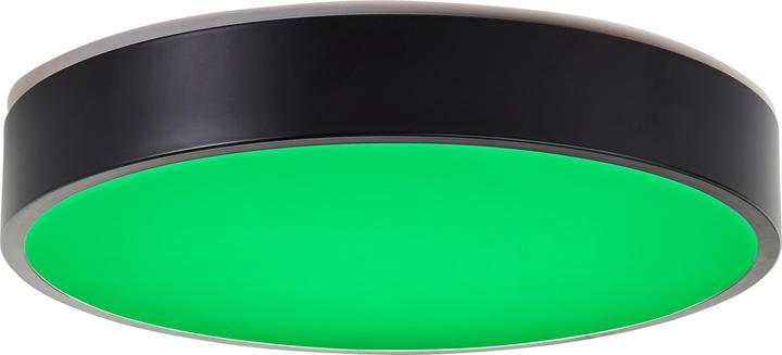 Brilliant Tuya App steuerbar, 33 cm, RGB, 2300 lm, dimmbar, 3000-6500 K, schwarz (2300 lm)