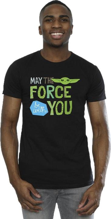 Image du produit Star Wars - T-shirt THE MANDALORIAN MAY THE FORCE BE WITH YOU - Homme (3XL)