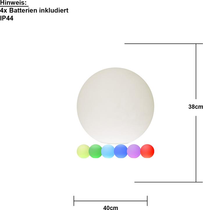 Image du produit Star Trading Boule LED Twilights (IP44)