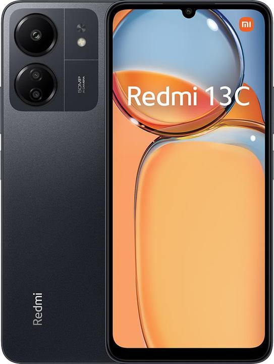 Xiaomi Redmi 13C (256 Go, Midnight Black, 6.74", Double SIM, 50 Mpx, 4G)