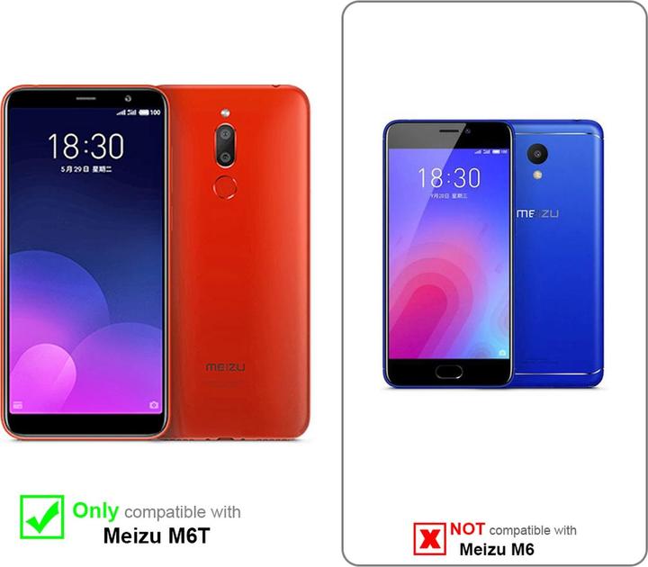 Actual product image Cadorabo Full screen display protection glass (1 Piece, Meizu M6T)