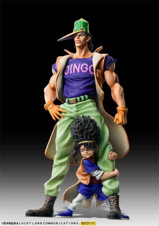 Actual product image Medicos Entertainment JoJo's Bizarre Adventure PVC Statue Legend Oingo & Boingo 19 cm