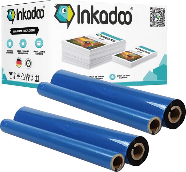 Inkadoo Kompatibel Thermorolle für Brother Fax V 1