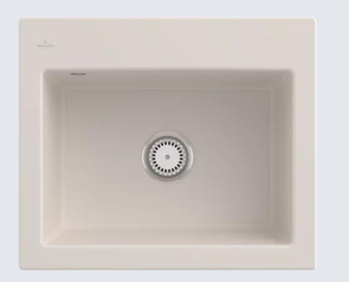 Actual product image Villeroy & Boch V&B Sink SUBWAY 60 S 600x510mm Handbet. crema (51 cm, 60 cm)