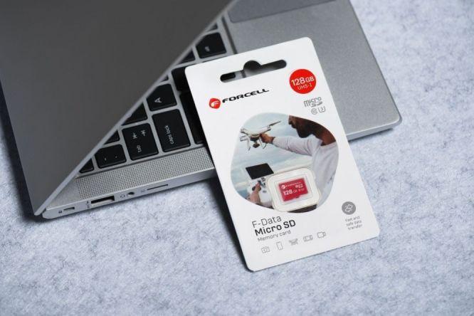 Produktbild Forcell Memory cards F-DATA memory card 128GB UHS-I U3 class 10 (128 GB, microSDXC, U3, UHS-I)