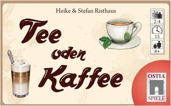 OSTTK002 - Thé ou café, jeu de cartes, pour 2-4 joueurs, à partir de 8 ans (EN, édition DE) (Anglais)