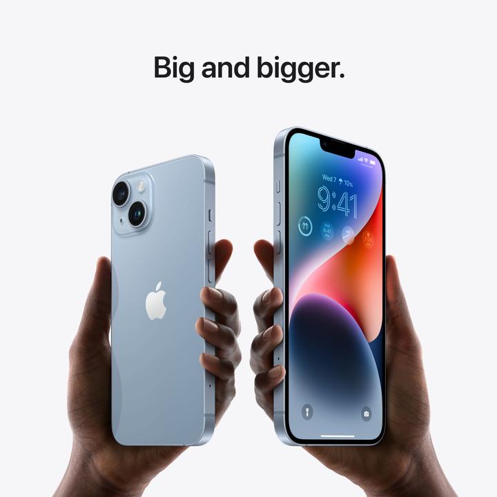 Produktbild Apple iPhone 14 Plus (256 GB, Midnight, 6.70", SIM + eSIM, 12 Mpx, 5G)