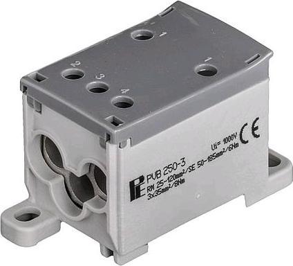 Actual product image Pollmann POLL 2080714 Phase distribution block PVB-185 SE-3x35