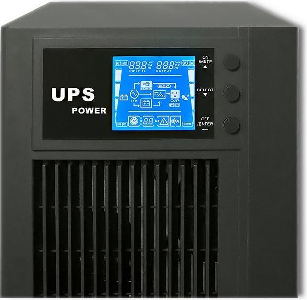 Immagine prodotto Qoltec Onda sinusoidale pura 53043 (3000 VA, 2400 W, Doppio convertitore online UPS)