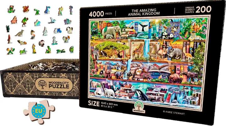 Immagine prodotto WoodenCity WOODEN CITY Holzpuzzle Wunderschönes Tierreich 4000 Teile (4000 pezzi)