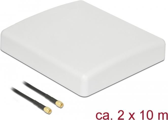 Immagine prodotto Delock Antenna LTE/HSPA/GSM, 2x connettore SMA (GSM, WiFi, Lora, 3G, 2G)