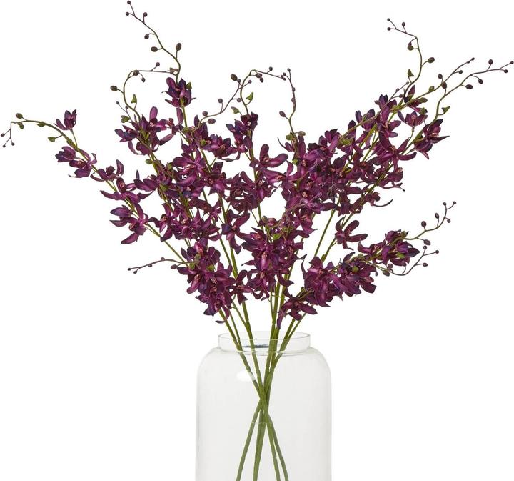 Actual product image Hill Interiors Cymbidium Spray Artificial Flower (95 cm)