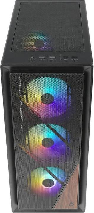 Actual product image Azza Boitier Moyen Tour ATX Forest RGB avec panneau vitré (Noir) (ATX, mATX, ITX)
