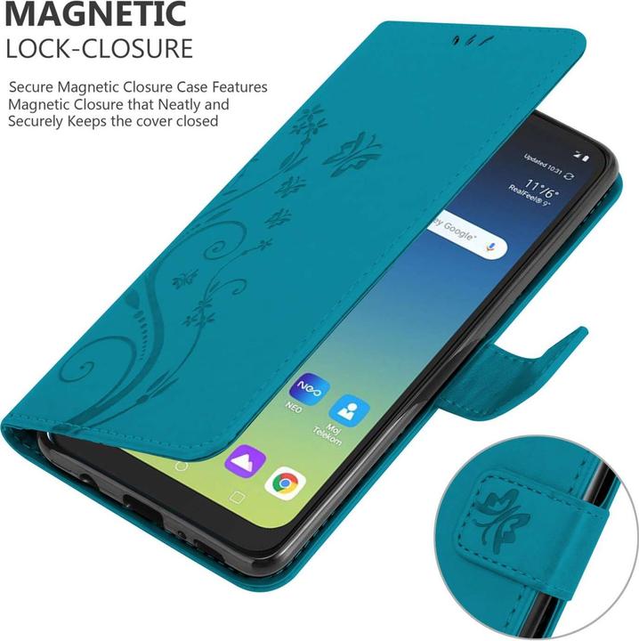 Image du produit Cadorabo Coque pour LG K40S pour Fleur Book (Xiaomi Redmi K40s, K40s)
