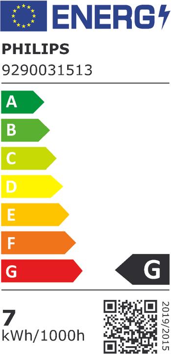 Energy Label Philips Hue Ellipse (E27, 6.50 W, 500 lm, 1 x, G)