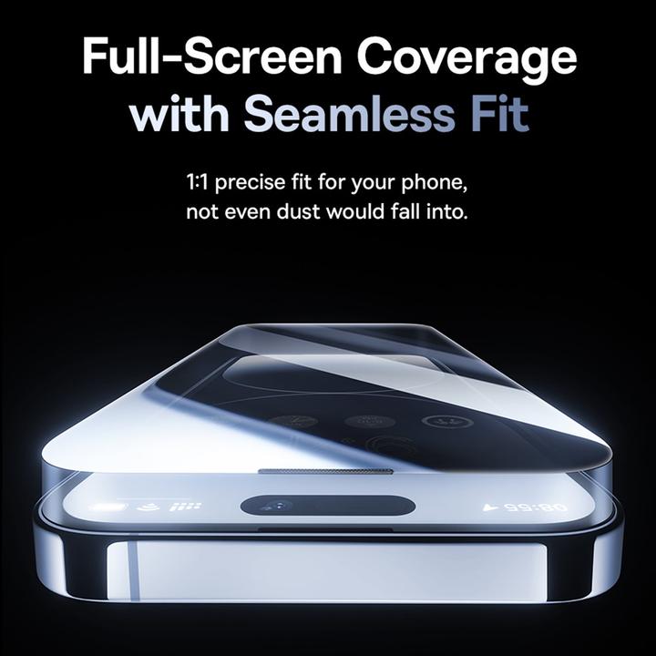 Produktbild Baseus Panzerglas mit Sichtschutz (1 Stück, Apple iPhone 15)