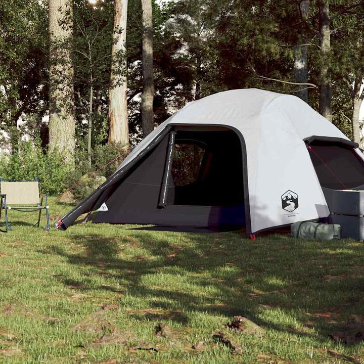 Image du produit VidaXL Tente de camping dôme 4 personnes sombre étanche à l'eau (Tente igloo, 6.30 kg, 4 personnes)