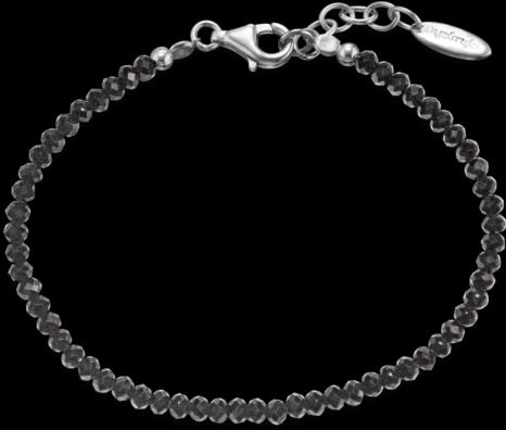 Immagine prodotto Engelsrufer Bracciale in spinello nero (18 cm, Pietra)