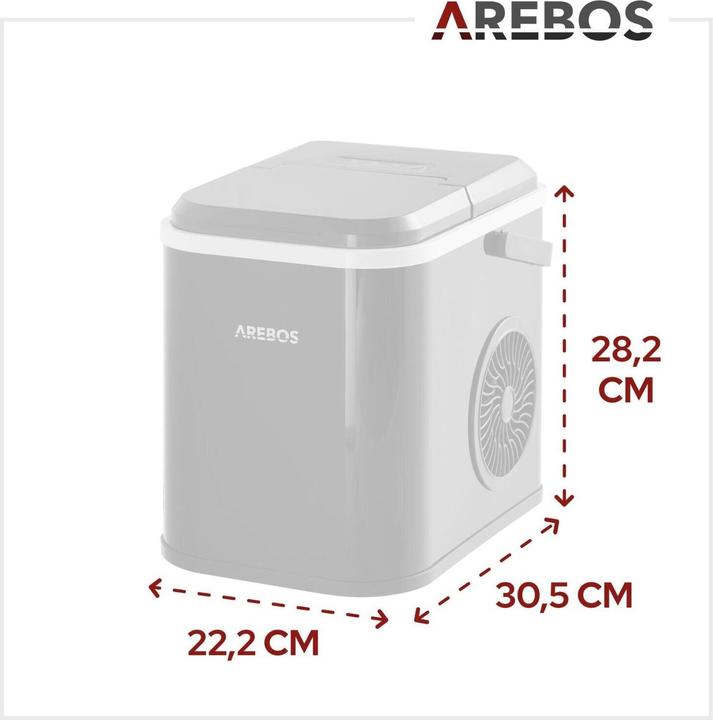 Produktbild Arebos Eiswürfelmaschine (CH-Stecker)