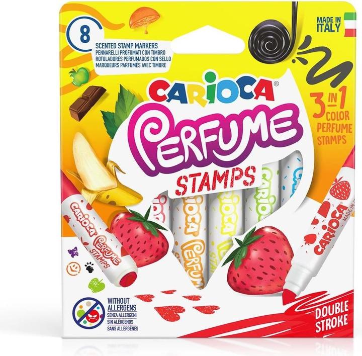 Actual product image Carioca Stamp felt-tip pens (Multicoloured, 8 x)